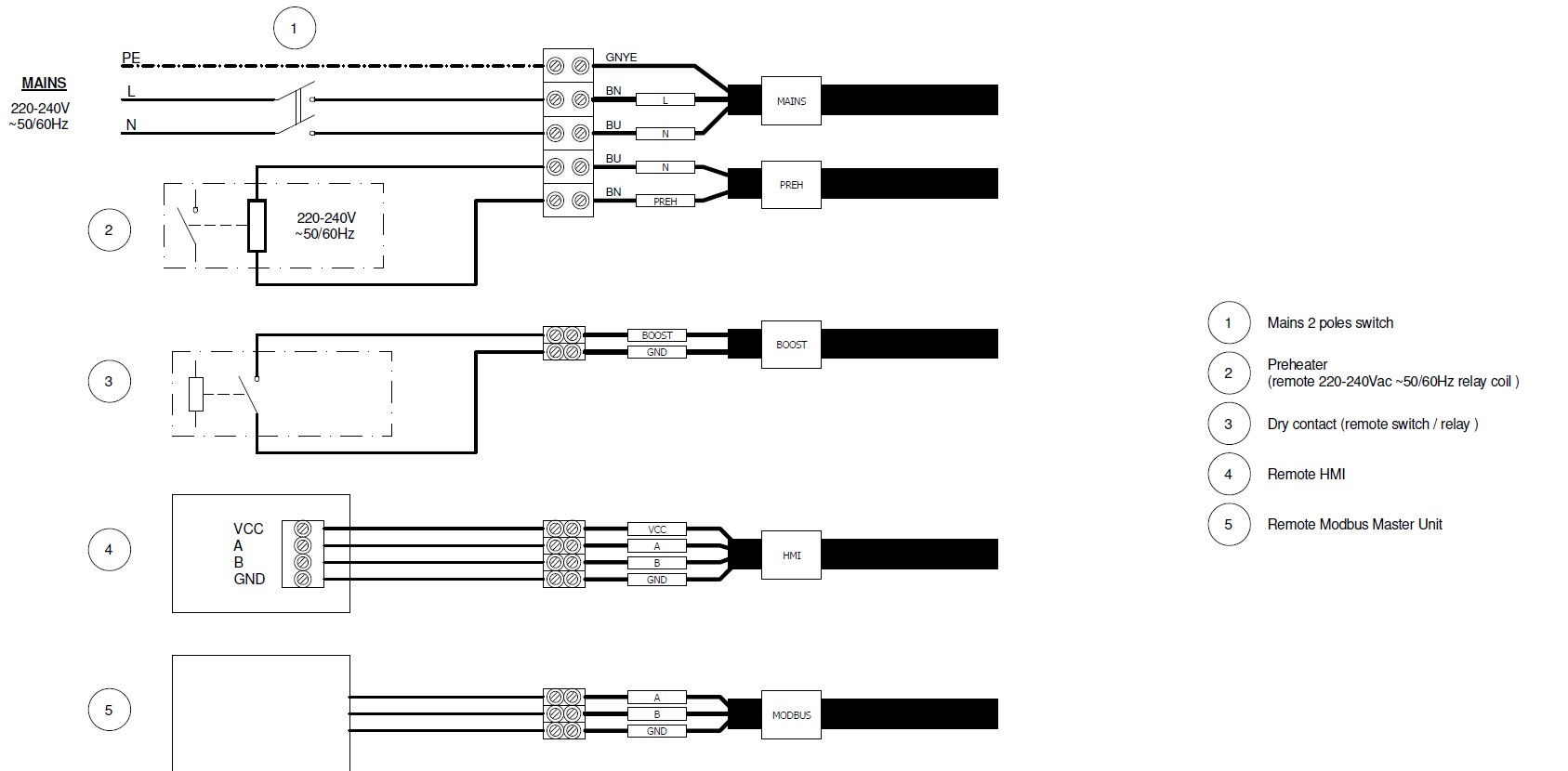 Electrical scheme