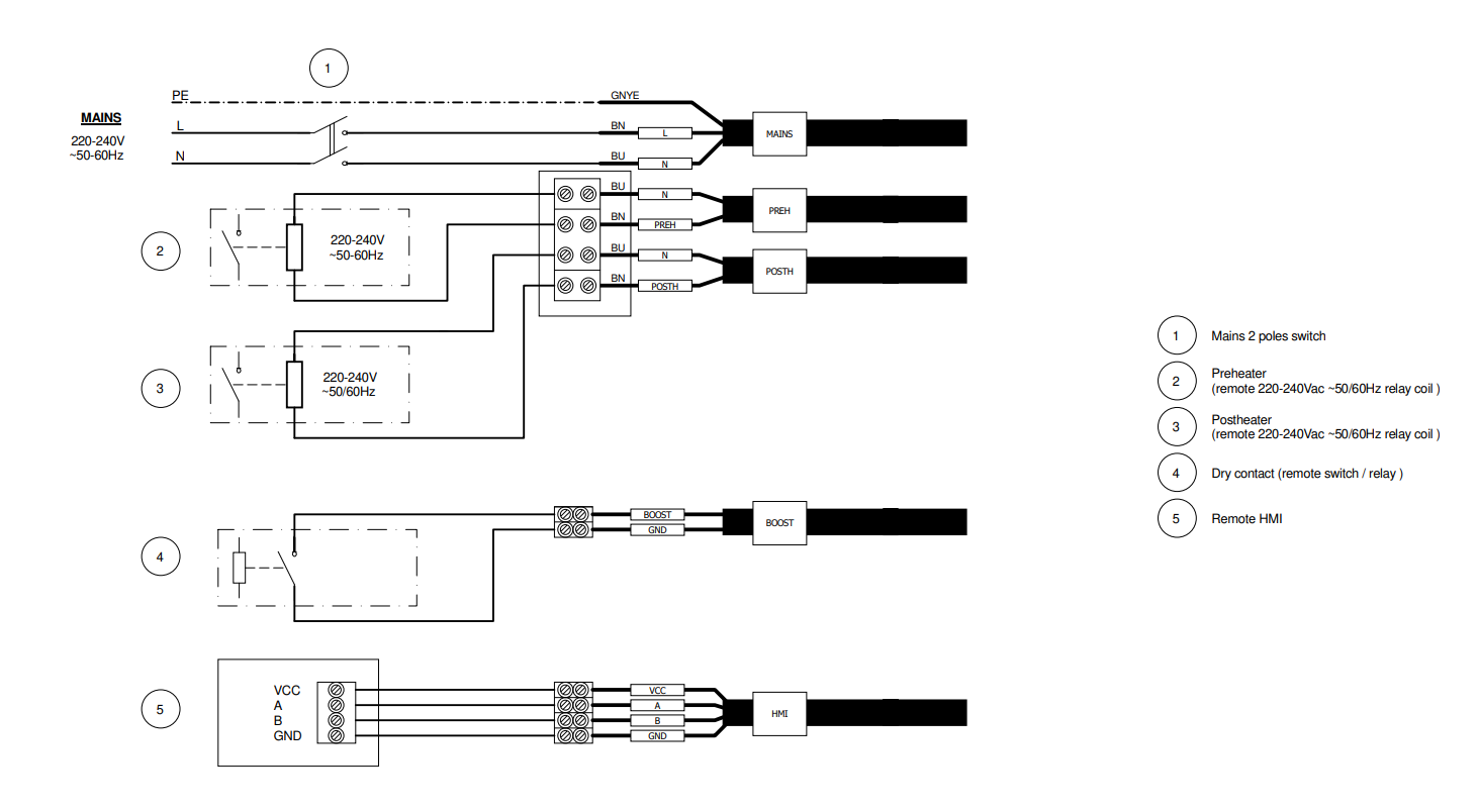 Electrical scheme